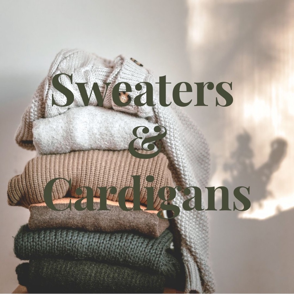 sweaters and cardigans